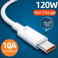 For Huawei 30 P60 redmi note 14 /14pro Fast Charging USB C Charger Cable Data Cord 10A 120W USB Type