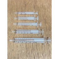 Glass Syringe Luer Slip Clear 1CC 2CC 3CC 5CC 10CC Tip Type