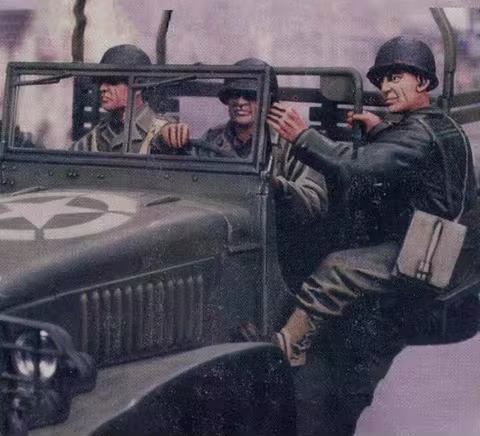 B79# 1/35 Resin Figures Model, Only Figures, Unpainted Unassambled