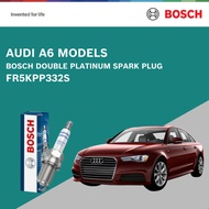 Bosch Double Platinum Spark Plug FR5KPP332S for Audi A6 Models (1 PC)