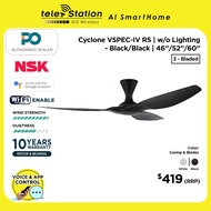 PO ECO Smart Ceiling Fan CYCLONE VSPEC-IV w/o Light (WiFi) 3 Blades | 10 Years Local Warranty