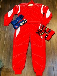 PUMA專業連體式賽車服 + PUMA專業賽車手套兩對