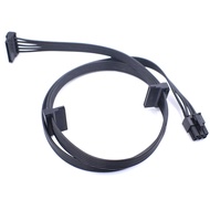 6Pin Male 1 to 3 SATA SSD Power Supply Cable for CORSAIR CX850M CX750M CX600M CX500M CX430M Modular 