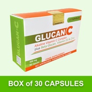 Glucan C PREMIUM Immunity Booster (Beta Glucan + Vitamins + Minerals + Herbal) 30 Capsules