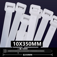 High Strength Nylon Wire Rope Self Locking Large Size Plastic Fixation Ties Black Clip Cable Organiz