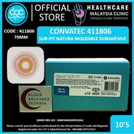 411806 CONVATEC SUR-FIT Natura 70MM Moldable Durahesive Skin Barrier Hydrocolloid Flexible Collar Su