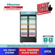 Hisense Beverages Cooler 692L HSC-620WED Showcase Chiller Commercial Chiller Fridge Refrigerator
