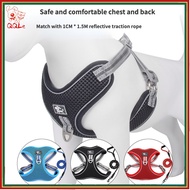 Dooli Pet Breathable Simple Breast Sling With Rope Dog Leash Walking Golden Retriever Big Clothes Su