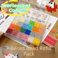 BUBBLE Pearlescent Perler Bead, Heat Press Handmade Perler Beads,  23 Colors 2.6mm Handmade DIY Perl