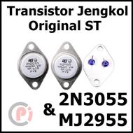 Original ST Transistor Jengkol 2N3055 dan MJ2955 Sepasang NPN PNP