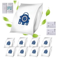 3D Efficiency Dust Bag for Miele Gn Vacuum 9917730 HyClean Hoover Bags, 2 Tablets Air Clean and 2Tab