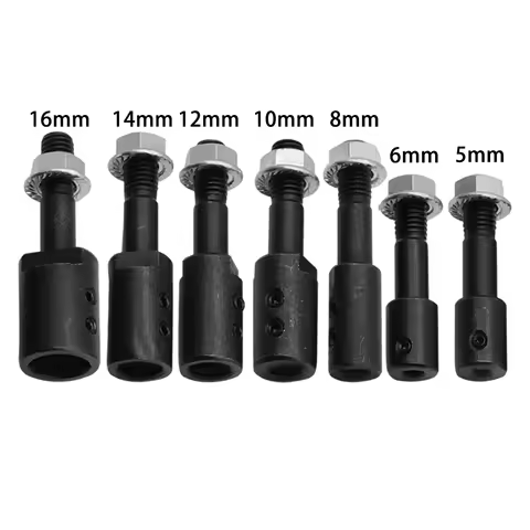 1pc Spindle Adapter Motor Shaft Arbor Coupler Extender Sleeve Spindle Couple Chuck Adapter Converter