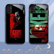 NC-40 Joker Glass Case For Samsung A05S A35 A55 A24 A14 A15 A04S A34 A25 M15 A54 S21 FE Plus Ultra