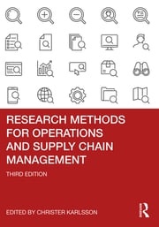 Research Methods for Operations and Supply Chain Management Christer Karlsson