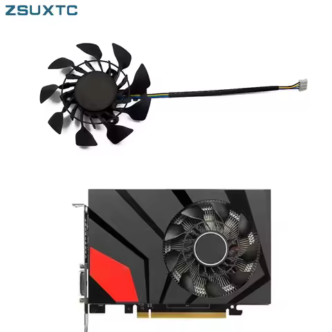 T129215SU FD9015U12S 85mm 4Pin GTX970 GTX760 GPU Cooler FanFor ASUS GeForce GTX 760 670 970 MINI Gra