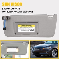 Gray Sun Visor Sunshade FOR HONDA ACCORD 2008 2009 2010 2011 2012