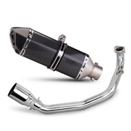 motorcycle exhaust pipe gy6 exhaust system tank 200 efi scooter for yamaha zuma gy6 200cc