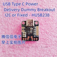 ,,,,, 5807 Adafruit USB C i2c HUSB238 PD Power Straw Dumm
