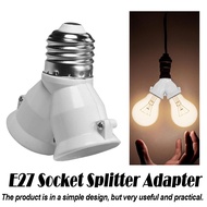 Screw 2 E27 Lamp Bulb Socket Bulb Holder Adapter Lamp Bulb Socket Lighting Accessories E27 Light Spl