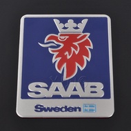 High Quality Car Logo Sticker Chrome Emblem Auto Badge For SAAB 9-3 9-5 93 95 900 9000 Sweden Decal