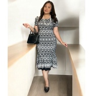 Sarawak Borneo Tribal Prints Mermaid Dress Casual