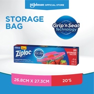Ziploc Gallon Storage Double Zipper 20's