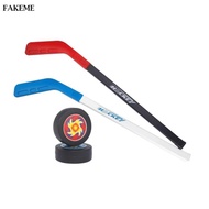[SharprepublicefMY] Angled Shape Children's Hockey Stick Toy Curved Handle Hockey Stick Toy Puck Pie