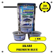 AKARI PREMIUM RED, PREMIUM BLUE, PREMIUM YELLOW, PREMIUM MAXI BLOOD-RED PARROT Pellets - 20gr