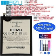 2023 Years Original Baery For Meizu Meilan S6 MS6 M712 M5c 6T M710 M793Q Blue A5 M3S Pro 7 Pl X8 M3E MX5 M575M Baeries