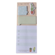 Cactus Cute Stickers Notepad Pad Sticky Memo