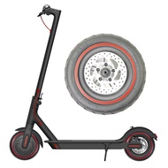 Electric Scooter 8.5 Inch Inflatale Rear Wheel Tire Aluminum Alloy Wheel Hub 110Mm Brake Disk Set for Xiaomi M365 / 1S