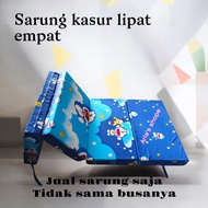 Four-fold mattress cover for 10cm foam thickness, zippered mattress cover, foam mattress cover