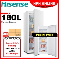 Hisense 180L / 280L Frost Free Upright Freezer FV188N4AWN FV280N4AWNP Stand Freezer 冰柜