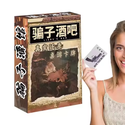 Trickster Tavern Board Game Soldier action figures Liar's Bar Fast-Paced Observation Game for Colleg