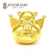 FOOKDAY 916 5D Gold Kuromi Charm 黄金酷洛米串珠 三丽鸥 Sanrio 6D