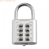 Combination Padlock 8-digit Combination For Lockers Travel Combination Lock