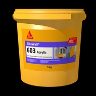 5KG/25 KG SikaWall-603 Acrylic (5kgs/WHITE) Ready-to-use Acrylic Skim Coat 5kg
