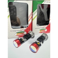 2PCS H6 Lamp Biled Style White Yellow HI/LOW H6 Socket Lamp Biled Style Super Bright Blue Lens