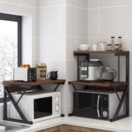 JPE - 【日式木系】三層置物架 家用 辦公室 打印機架 廚具 微波爐架 廚房收納 層架 焗爐架 氣炸鍋架 多功能收纳架 調料架 醬油架