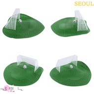 SEOUL Urinal Screen, Anti-Clog Prevent Splashing Aroma Pad, 1PC Football Goal Aromatic Urinal Mat Ba