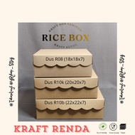 R8 R10K R10B Non-Laminated Lace Rice Box 350GR