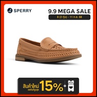 SPERRY WOVEN SEAPORT PENNY รองเท้าโลฟเฟอร์ ผู้หญิง สีน้ำตาล ( FLT - 13966819 )