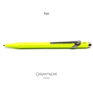 = Small Collection Swiss Caran d'Ache FLUO Series 849 Ball Pen (Fluorescent Yellow)