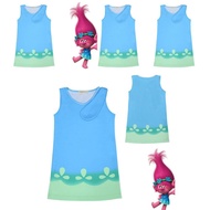 Lovely Poppy Trolls Costume For Children Aged 28 Years For Occasions Special