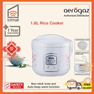 [Local Seller] Aerogaz EL-180 1.8 litre Rice Cooker