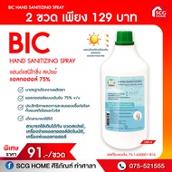 แอลกอฮอล์ล้างมือ แฮนด์แซนิไทซิ่ง สเปรย์ BIC hand sanitizing spray