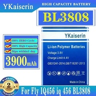 3900Mah For Fly IQ456 BL3808 Mobile Phone Battery Reliable Power Supply High Performance