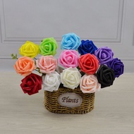 7cm Foam Rose 5pcs artificial flower Rose bouquet
