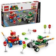 Super Mario: Mario Kart Baby Mario Vs. Baby  - Collectible Toy Building Set For Kids, Boys And Girls
