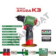 Máy khoan vít dùng pin Akuza 16.8v chính hãng động cơ không chổi than